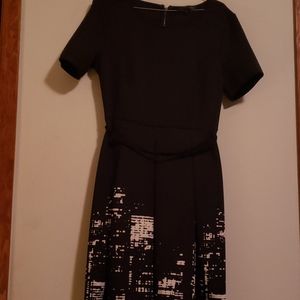 Black and white dress